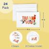 CUTPOPUP 3D Thank You Cards Small Business Pop Up, 24 Pcs Business ThankYou Card Pack with Envelopes, 4 Styles Small for Supporting Note