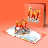 CUTPOPUP 40th Anniversary Card Pop Up, 3D Greeting Card (Pigeon Couple)