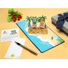 CUTPOPUP Anniversary Card Pop Up, Birthday 3D Greeting Retirement Card (Beach Couple)