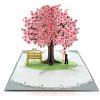 CUTPOPUP Anniversary Card Pop Up, Valentines Day, Wedding 3D Greeting Card, Valentine’s Day, Romantic Love (Air Balloon)(Cherry Couple)