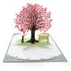 CUTPOPUP Anniversary Card Pop Up, Valentines Day, Wedding 3D Greeting Card, Valentine’s Day, Romantic Love (Air Balloon)(Cherry Couple)