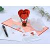 CUTPOPUP Anniversary Card Pop Up, Valentines Day, Wedding 3D Greeting Card, Valentine’s Day, Romantic Love (Air Balloon)(Couple on Air Balloon-6x6in)