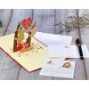 CUTPOPUP Anniversary Card Pop Up, Valentines Day, Wedding 3D Greeting Card, Valentine’s Day, Romantic Love (Air Balloon)(Sloth Couple)