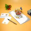 CUTPOPUP Birthday Card Pop Up, 3D Birthday Card, Anniversary, 3D Greeting Card (Magnolia Tree)(40th Sunflowers Bastket-6x6in)