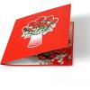 CUTPOPUP Birthday Card Pop Up, 3D Mother’s Day Greeting Card (Red Roses with White)