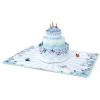 CUTPOPUP Birthday Card Pop Up, Birthday 3D Popup Greeting, Birthday Card for Women (Hummingbird Wisteria)(Floral Birthday Cake-6x8in)