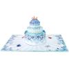 CUTPOPUP Birthday Card Pop Up, Birthday 3D Popup Greeting, Birthday Card for Women (Hummingbird Wisteria)(Floral Birthday Cake-6x8in)