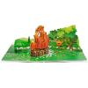 CUTPOPUP Birthday Card for Men, Fathers Day Card Pop Up, Father’s Day, Birthday 3D Greeting Card for Husband, Son, Dad, Grandpa (BBQ Grill)(Bear-6x8in)