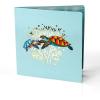 CUTPOPUP Birthday Card for Men, Fathers Day Card Pop Up, Father’s Day, Birthday 3D Greeting Card for Husband, Son, Dad, Grandpa (BBQ Grill)(Turtles-6x8in)