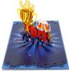 CUTPOPUP Fathers Day Card Pop Up, Birthday 3D Greeting Card (Father’s Day Plane)(Best Dad)