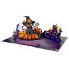 CUTPOPUP Happy Thanksgiving Card Pop Up, Thanksgiving Card Pop Up, Fall Greeting Thank You Holiday Card (Thanksgiving Text)(Cute Halloween Cat-6x8in)
