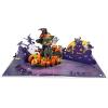 CUTPOPUP Happy Thanksgiving Card Pop Up, Thanksgiving Card Pop Up, Fall Greeting Thank You Holiday Card (Thanksgiving Text)(Cute Halloween Cat-6x8in)