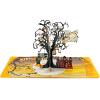 CUTPOPUP Happy Thanksgiving Card Pop Up, Thanksgiving Card Pop Up, Fall Greeting Thank You Holiday Card (Thanksgiving Text)(Ghost Tree Halloween)
