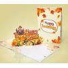 CUTPOPUP Happy Thanksgiving Card Pop Up, Thanksgiving Card Pop Up, Fall Greeting Thank You Holiday Card (Thanksgiving Text)(Thanksgiving Text-6x8in)