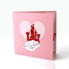 CUTPOPUP Valentines Day Card Pop Up, Anniversary Card, Wedding 3D Greeting Card, Valentine’s Day, Romantic Loved Card (Love Castle)(Valentiens Love Castle)