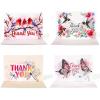 CUTPOPUP 3D Thank You Cards Small Business Pop Up, 24 Pcs Business ThankYou Card Pack with Envelopes, 4 Styles Small for Supporting Note SET TY3/US