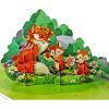 CUTPOPUP 40th Birthday Card Pop Up, Mother’s Day, 3D Greeting, Thank You Card (40th Sunflowers Bastket)(Fox-6x8in)
