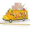 CUTPOPUP Back to School Card Pop Up, Bus Birthday Card, Handmade 3D Popup Greeting Card (School Bus)(School Bus)