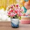 CUTPOPUP Birthday Card Pop Up, 6″x8″, Mothers Day, 3D Greeting Paper Flower Card (Bouquet of Magnolia)