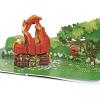 CUTPOPUP Birthday Card for Men, Fathers Day Card Pop Up, Father’s Day, Birthday 3D Greeting Card for Husband, Son, Dad, Grandpa (BBQ Grill)(Bear-6x8in)