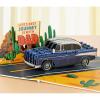 CUTPOPUP Birthday Card for Men, Fathers Day Card Pop Up, Father’s Day, Birthday 3D Greeting Card for Husband, Son, Dad, Grandpa (BBQ Grill)(Classic car-6x8in)