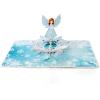 CUTPOPUP Xmas Angel 360-rotation, Christmas Card Pop Up, 360 Rotation, 3D Xmas, Merry Christmas, New Year, Holiday Greeting Card (Xmas Angel)(360-rotation Xmas Angel-6x8in)