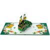 CUTPOPUP St Patricks Day Card Pop Up, 3D Greeting Card (Patrick Car)(Car for Patrick’s Day)