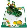 CUTPOPUP St Patricks Day Card Pop Up, 3D Greeting Card (Patrick Car)(Car for Patrick’s Day)