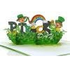 CUTPOPUP St Patricks Day Card Pop Up, 3D Greeting Card (Patrick Car)(Patrick’s Day 2)