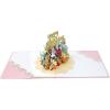 CUTPOPUP Birthday Card Pop Up, Mother’s Day, 3D Greeting, Thank You Card (Flowers Birthday)