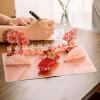 CUTPOPUP Valentine Card Pop Up, 3D Romantic Love Cards for Valentines Day (Happy Valentines Text)(Love Car-6x8in)