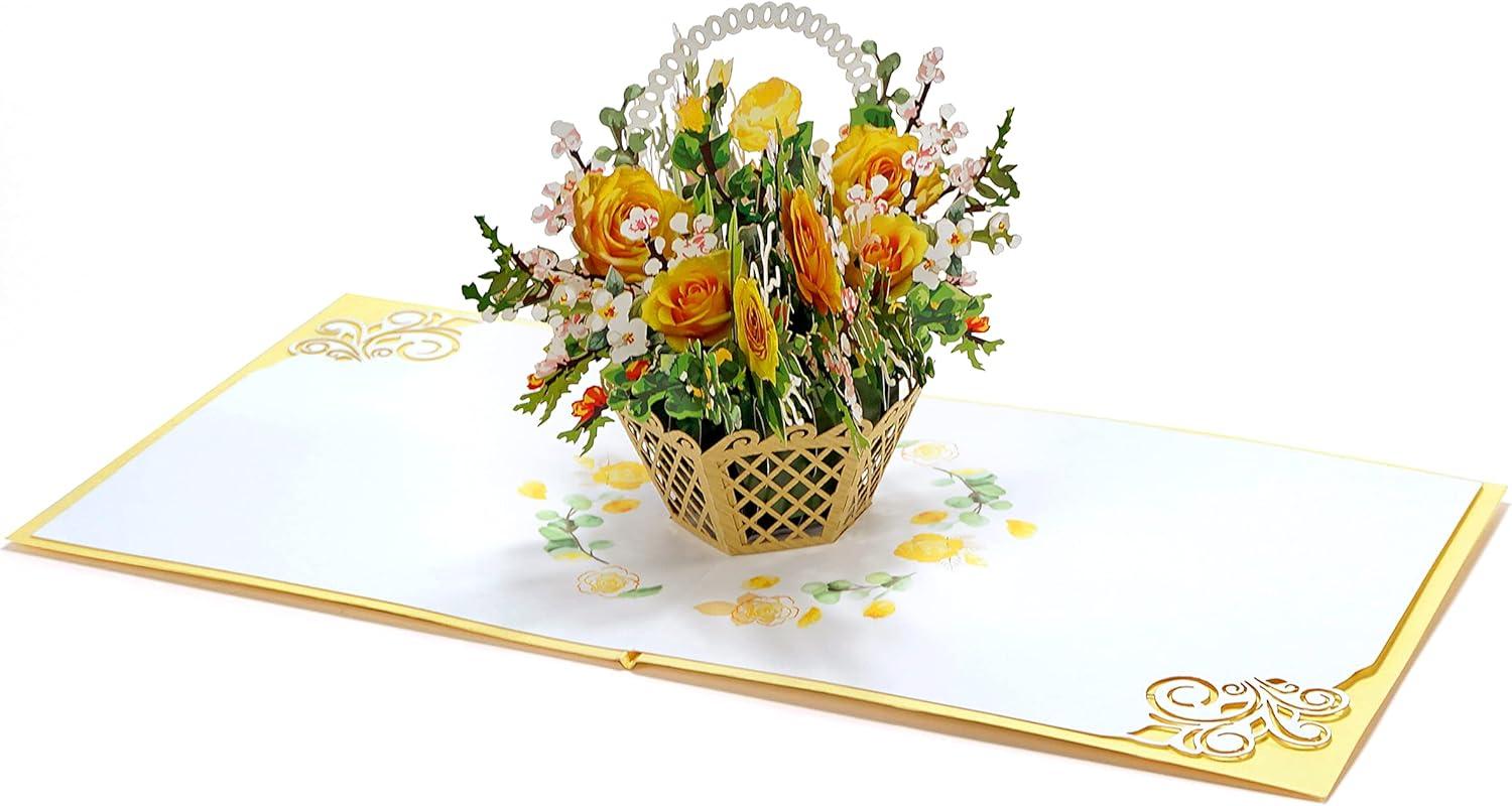 imageCUTPOPUP Birthday Card Pop Up Mothers Day 3D Greeting Card 50th Happy Birthday