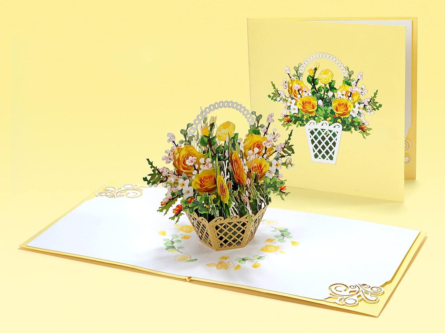 imageCUTPOPUP Birthday Card Pop Up Mothers Day 3D Greeting Card 50th Happy Birthday