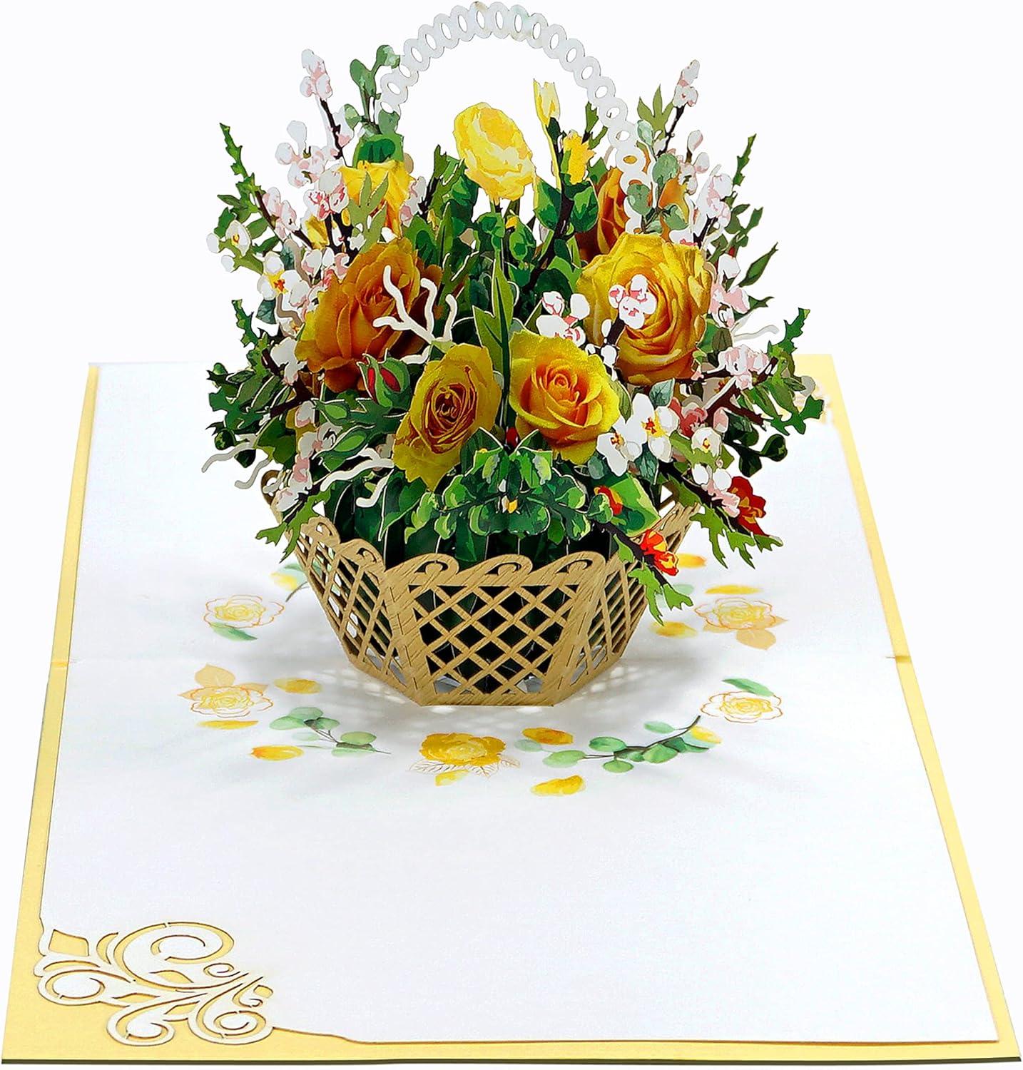 imageCUTPOPUP Birthday Card Pop Up Mothers Day 3D Greeting Card 50th Happy Birthday