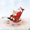 CUTPOPUP Pack5, Merry Christmas Card Pop Up, 5x7in, 3D Xmas, New Year, Holiday Greeting Card (Tree, Truck, Santa Claus, Snowflakes, Sleigh, Set of 5)(Set5-5x7in)