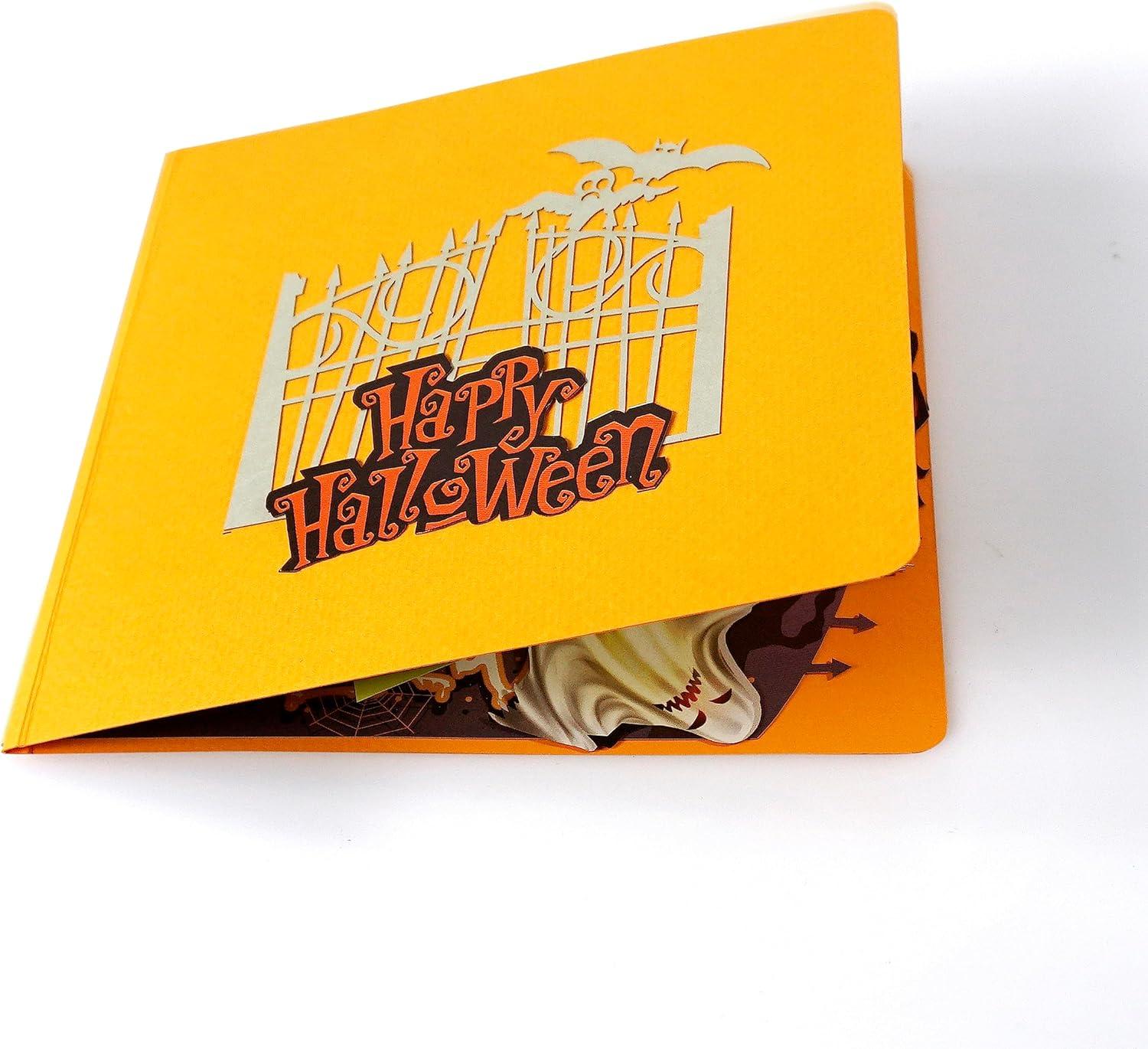 imageCUTPOPUP Turkey Thanksgiving Card Pop Up Halloween Card Pop Up Fall Greeting Thank You CardsGhost Tree Halloween