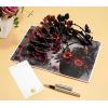 CUTPOPUP Turkey Thanksgiving Card Pop Up, Halloween Card Pop Up, Fall Greeting Thank You Cards(Halloween Flower-6x8in)