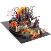 CUTPOPUP Turkey Thanksgiving Card Pop Up, Halloween Card Pop Up, Fall Greeting Thank You Cards(Night Halloween Castle-6x8in)