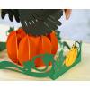 CUTPOPUP Turkey Thanksgiving Card Pop Up, Halloween Card Pop Up, Fall Greeting Thank You Cards(Turkey Thanksgiving – 6″ x 6″)