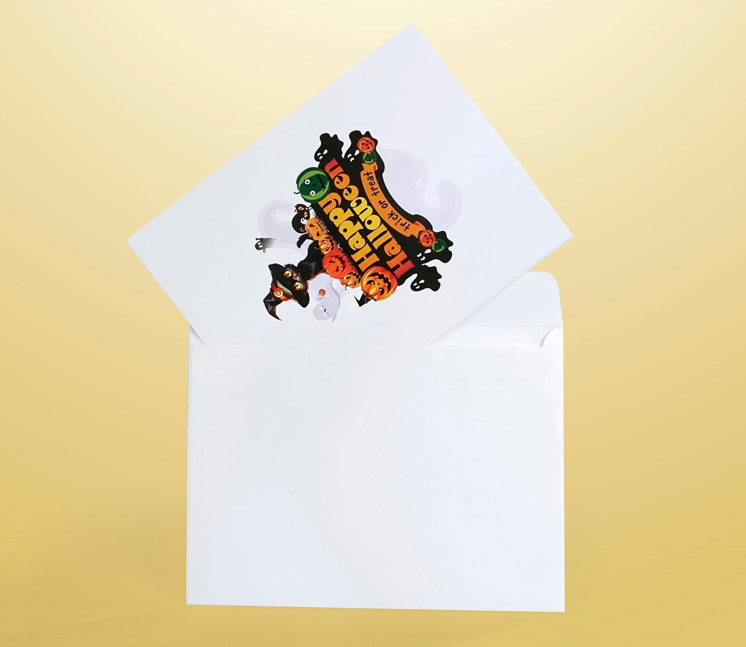 imageCUTPOPUP Halloween Card Pop Up 3D Haunted Party Greeting Cards for Boys Girls Men Women Haunted Night SD260US1520Cute Halloween Cat6x8in