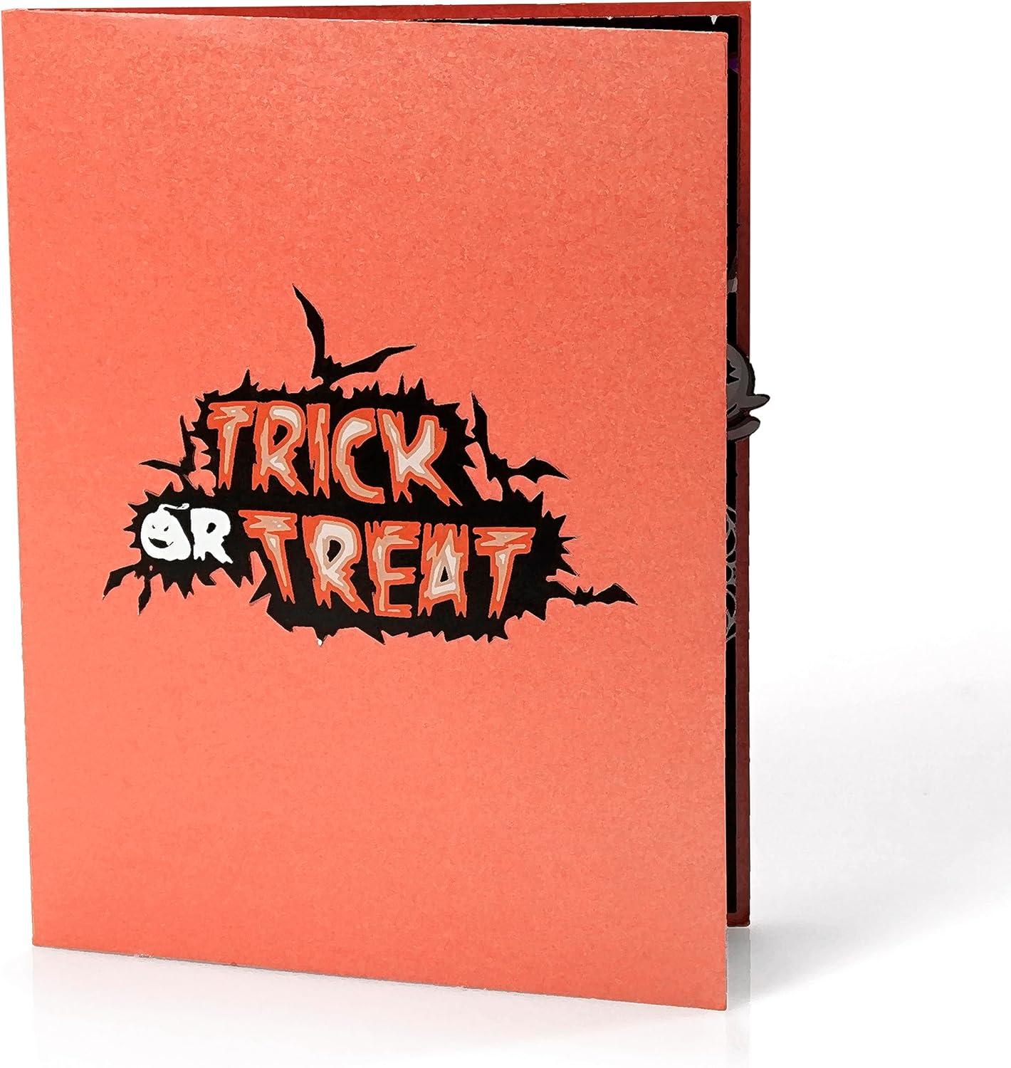 imageCUTPOPUP Halloween Card Pop Up 3D Haunted Party Greeting Cards for Boys Girls Men Women Haunted Night SD260US1520Trick or Treat