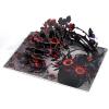 CUTPOPUP Halloween Card Pop Up, 3D Haunted Party Greeting Cards for Boys, Girls, Men, Women (Haunted Night) SD260US1520(Halloween Flower-6x8in)