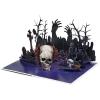 CUTPOPUP Halloween Card Pop Up, 3D Haunted Party Greeting Cards for Boys, Girls, Men, Women (Haunted Night) SD260US1520(Halloween Skull-6x8in)