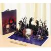 CUTPOPUP Halloween Card Pop Up, 3D Haunted Party Greeting Cards for Boys, Girls, Men, Women (Haunted Night) SD260US1520(Halloween Skull-6x8in)