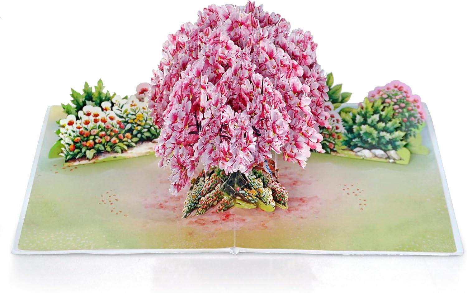imageCUTPOPUP Birthday Card Pop Up 3D Greeting Flowers Cards for Women Mom Grandma Daughter Friends Bloom Garden FL191USMagnolia Tree6x8in