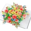 CUTPOPUP Happy Birthday Floral, Birthday Card Pop Up, 3D Popup Greeting Card (Happy Birthday Floral)