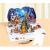 CUTPOPUP Christmas Card Pop Up, 3D Xmas, Merry Christmas, New Year, Holiday Greeting Cards Gift (Merry Dogs) CN329US1520