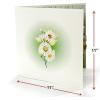 CUTPOPUP Daisy Bouquet, 11″ x 11″, 3D Popup Birthday Greeting Card with Detachable Paper Flowers, Mothers Day Card, Birthday Cards for Women, Mom, Wife