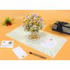 CUTPOPUP Daisy Bouquet, 11″ x 11″, 3D Popup Birthday Greeting Card with Detachable Paper Flowers, Mothers Day Card, Birthday Cards for Women, Mom, Wife