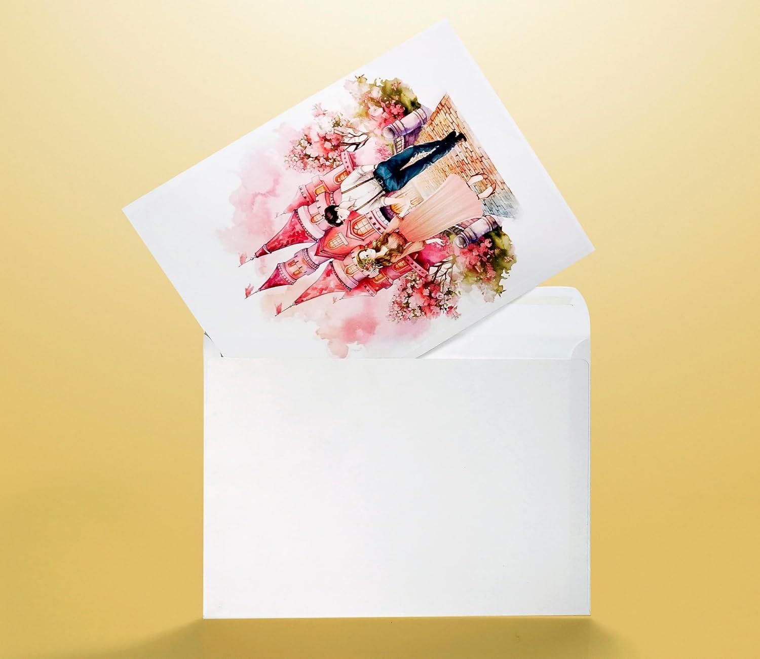 imageCUTPOPUP BlueJay Couple Anniversary Card Pop Up Valentines Day Wedding Engagement 3D Greeting Card BlueJay CoupleHeart Shape LO179US1520Love Land6x8in